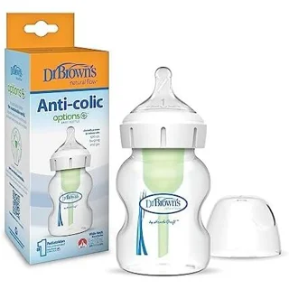 شیشه شیر دکتر براونز مدل D51600 ظرفیت ۱۵۰ میلی لیتر آپشن پلاس