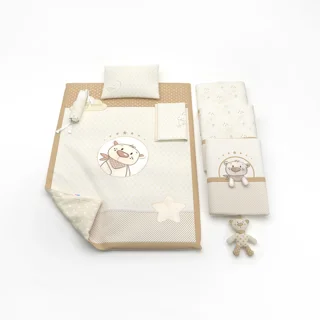 سرویس روتختی هفت تکه رز برن طرح Teddy Bear