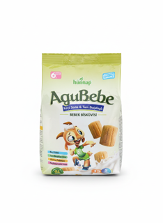 بیسکویت کودک هوناپ شیر بز 6+ماه 200گرمی AguBaby